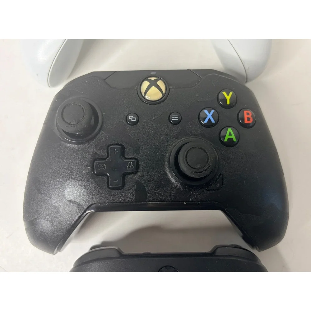 Xbox Controller Lot 3pc Wireless Model 1914 1708 PDP Wireless Black White Camo
